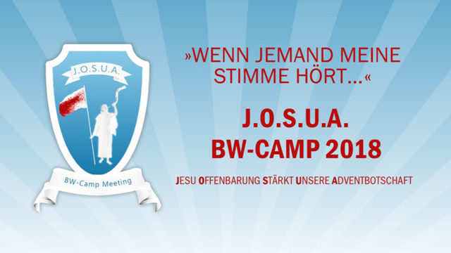 Image of J.O.S.U.A. BW-Camp Meeting 2018: Offenbarung 3,14-22