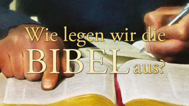 Image of Cannstatt Study Hour 2020 Q2: Wie legen wir die Bibel aus?